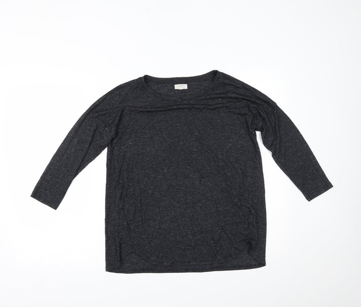 New Look Womens Grey   Basic Blouse Size 10
