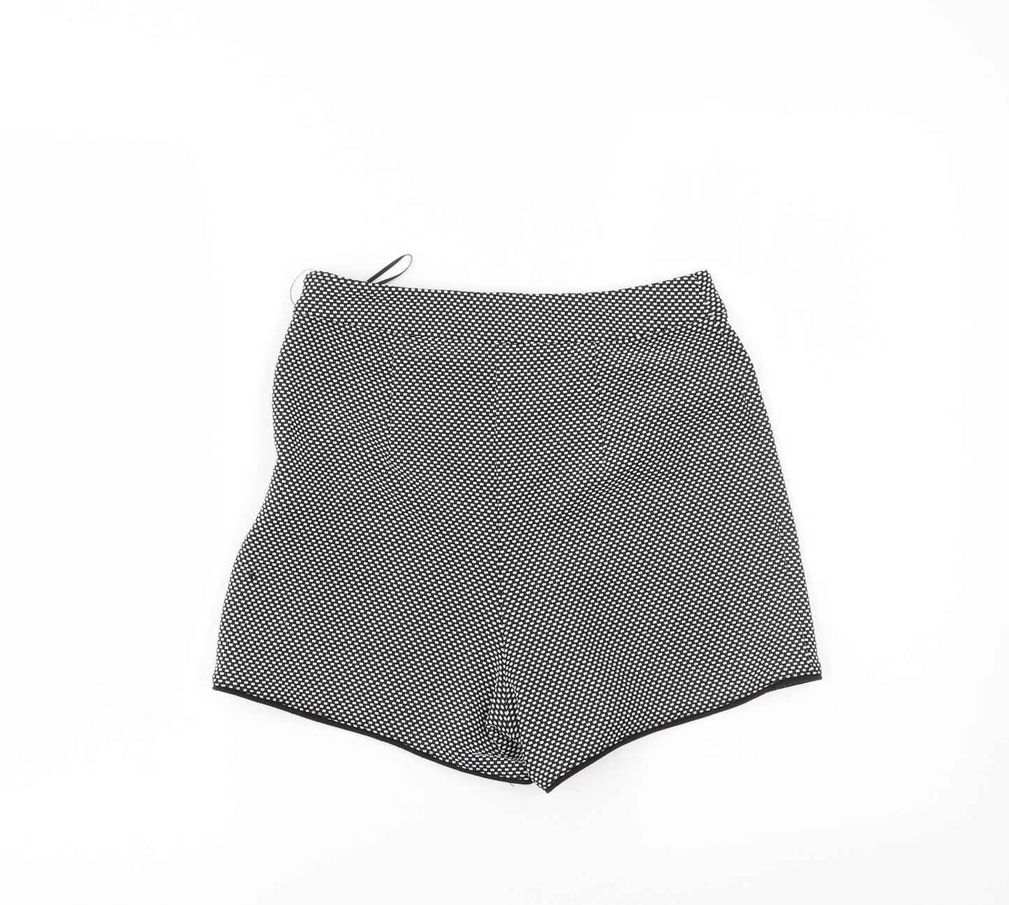 Lipsy Womens Black Polka Dot  Hot Pants Shorts Size 8