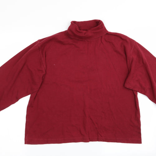 Compliments Womens Red   Pullover Jumper Size M