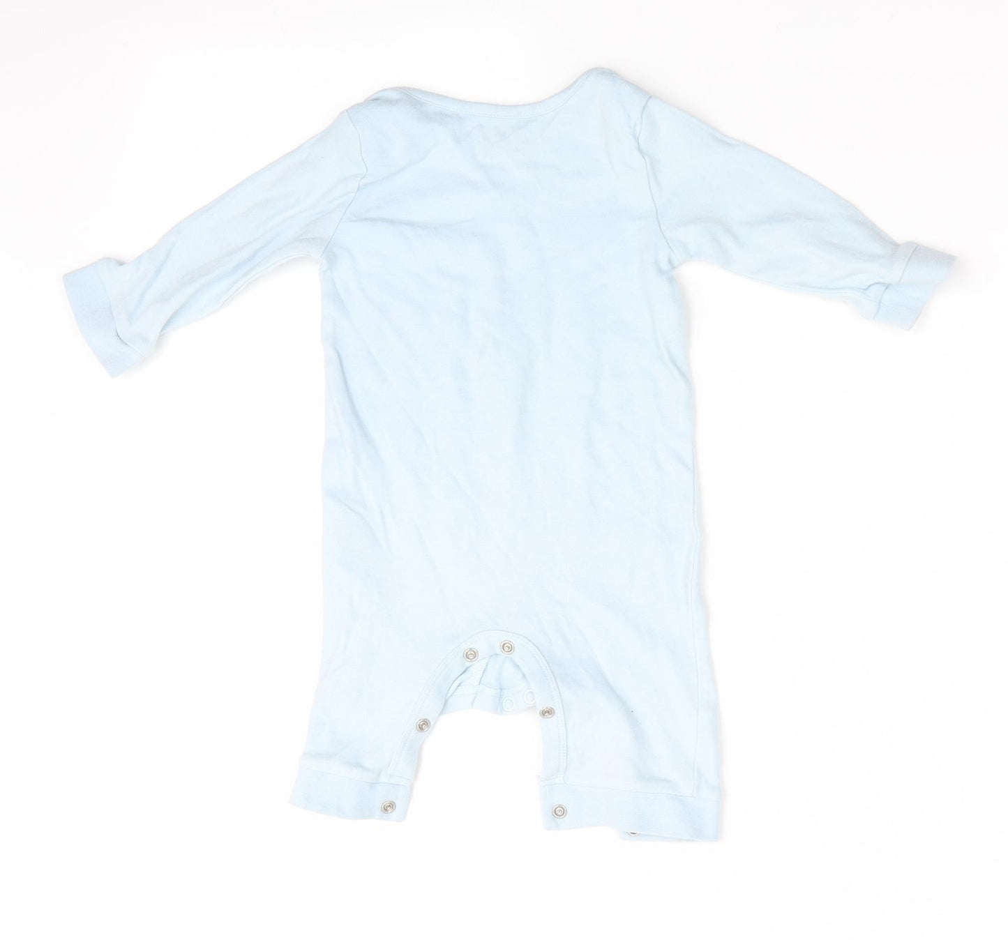 Blue Zoo Boys Blue Solid   One Piece Size 3-6 Months  - I wake up awesome