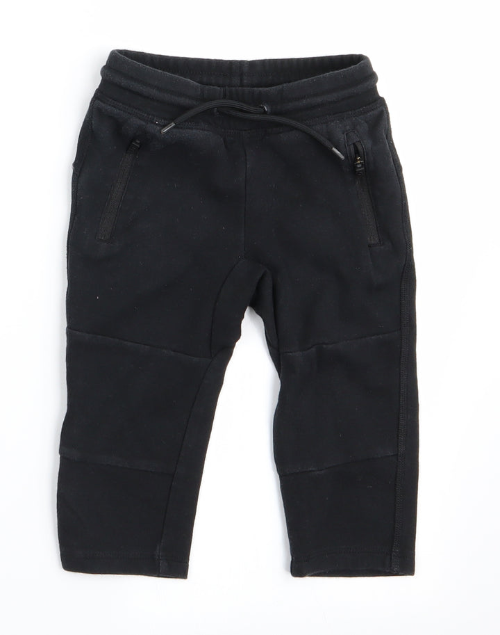 Gap Boys Black Jogger Trousers Size 18-24 Months