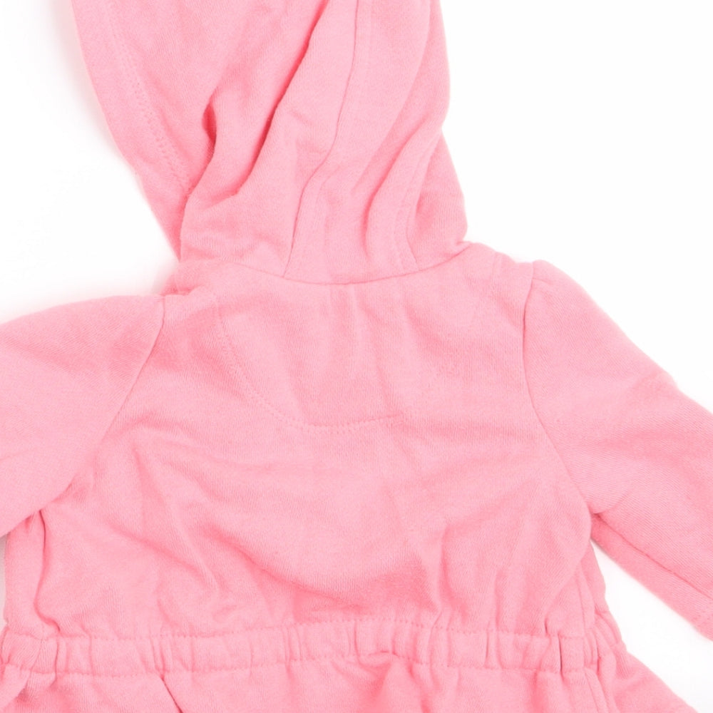 Gap Girls Pink   Cardigan Jumper Size 0-3 Months  - Hooded Cardigan