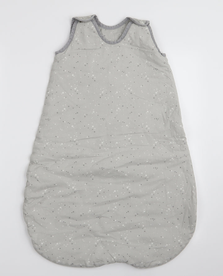 Kiddicare Girls Grey Coverall One-Piece - star design