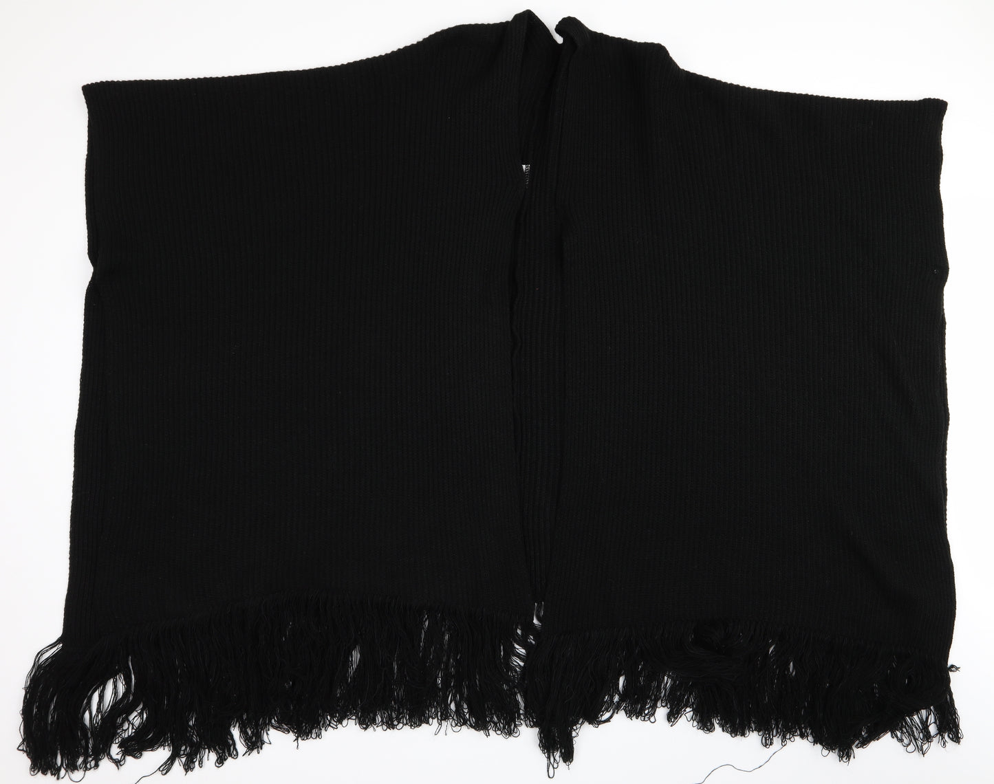Preworn Womens Black    Shawl/Wrap