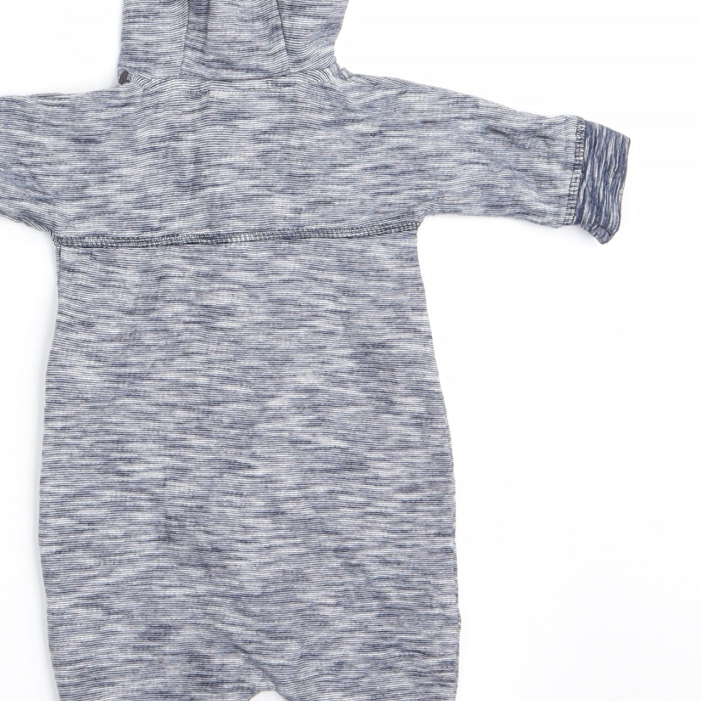 NEXT Boys Blue   Coverall One-Piece Size 0-3 Months  - Mummy's Car Daddy's Bike