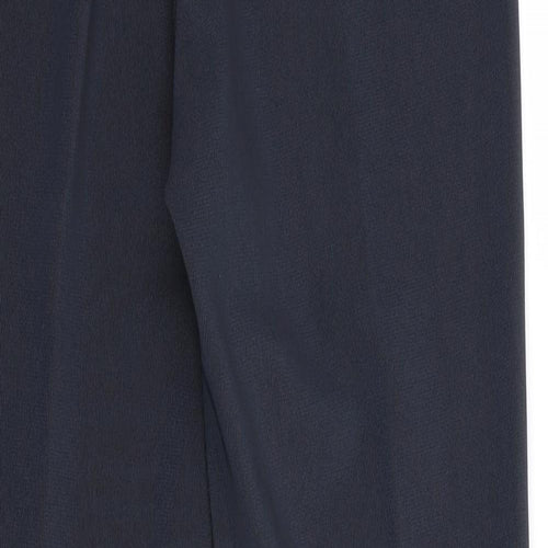 Anamor Womens Blue   Jegging Trousers Size 10 L29 in - Fine Rib Effect