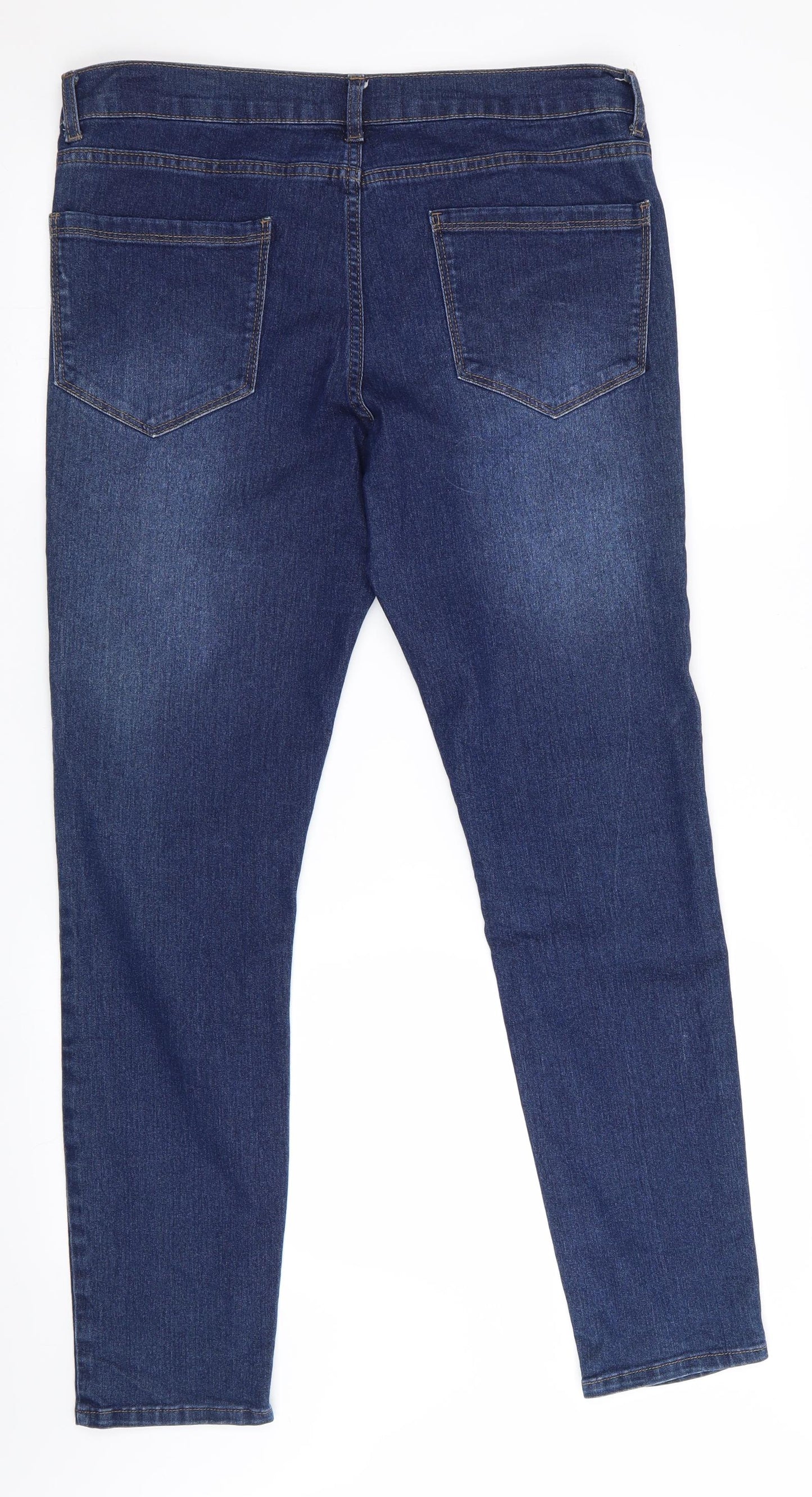 Zara Womens Blue   Straight Jeans Size 12 L30 in