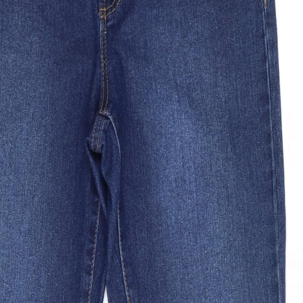 Zara Womens Blue   Straight Jeans Size 12 L30 in