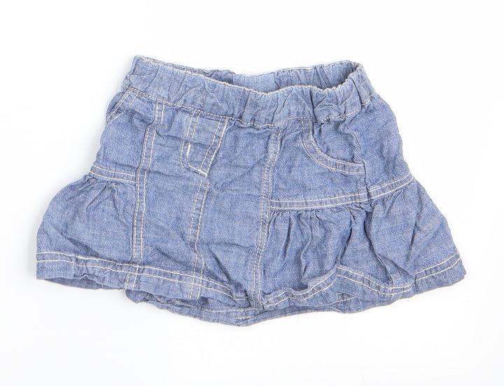 George Girls Blue A-Line Skirt Size 3-6 Months