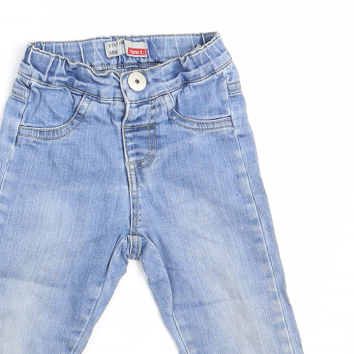 name it Girls Blue   Cargo Jeans Size 18-24 Months