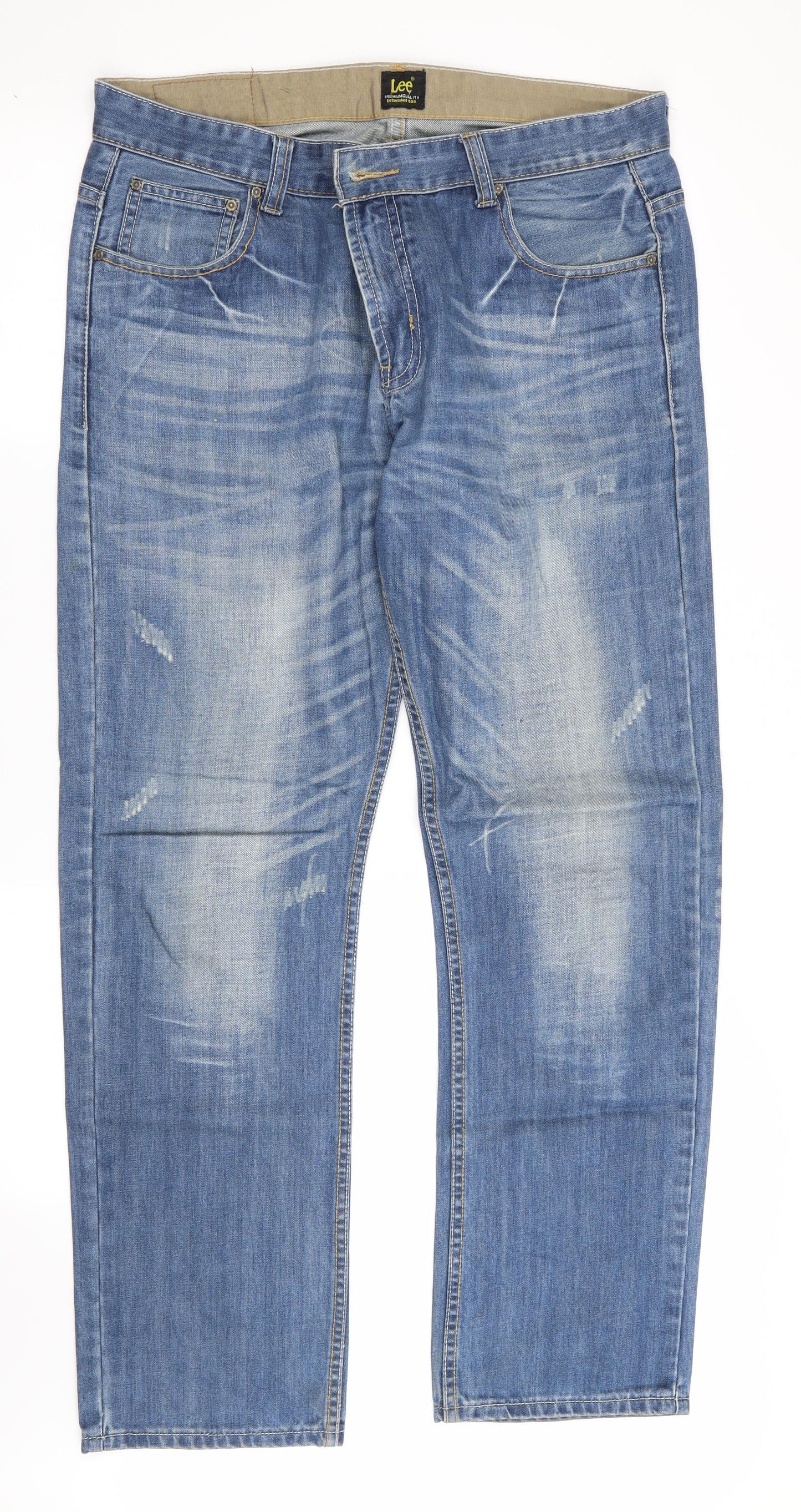 Lee Mens Blue   Straight Jeans Size 36 in L31 in