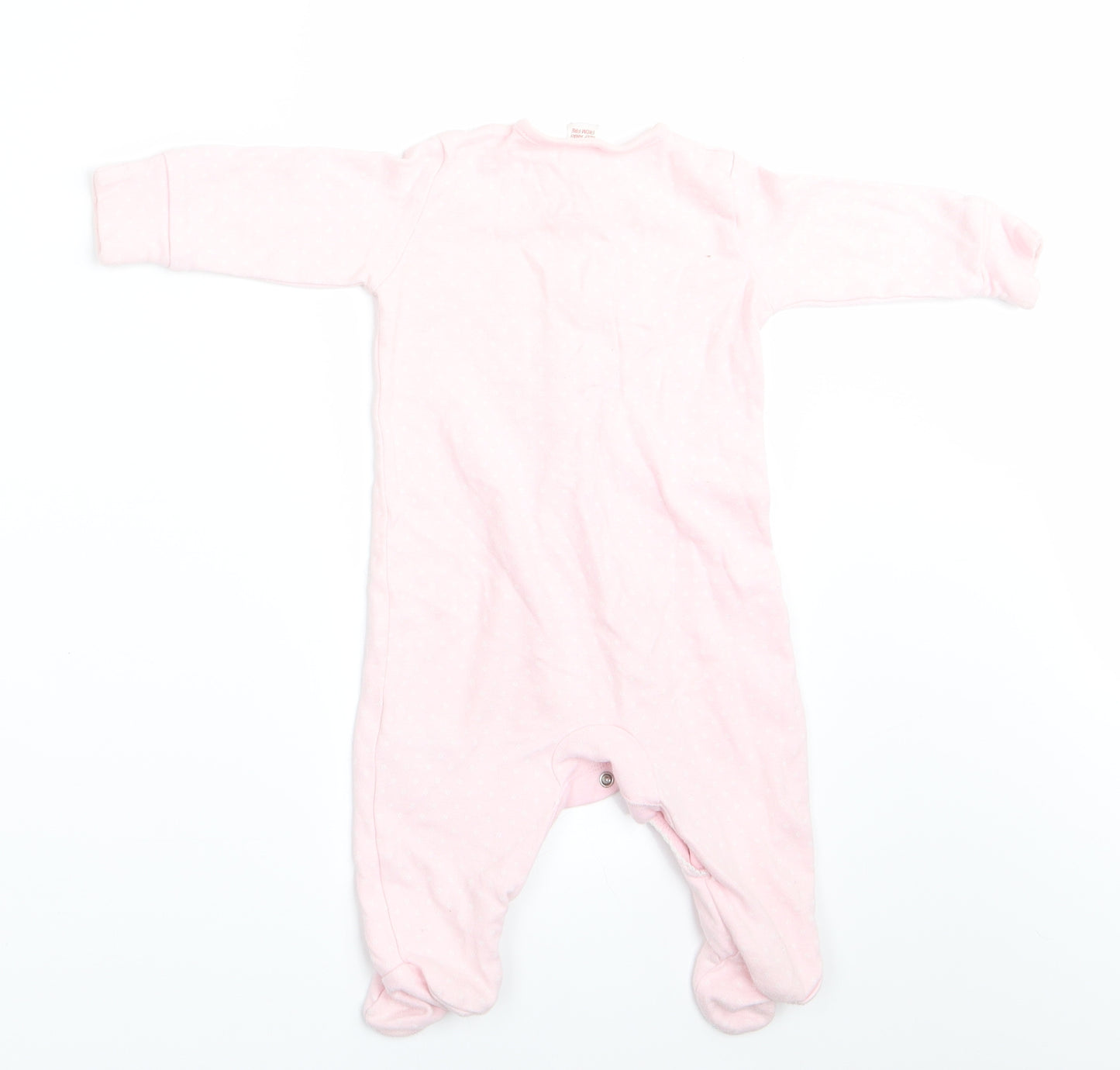 NEXT Girls Pink Polka Dot  Babygrow One-Piece Size 3-6 Months