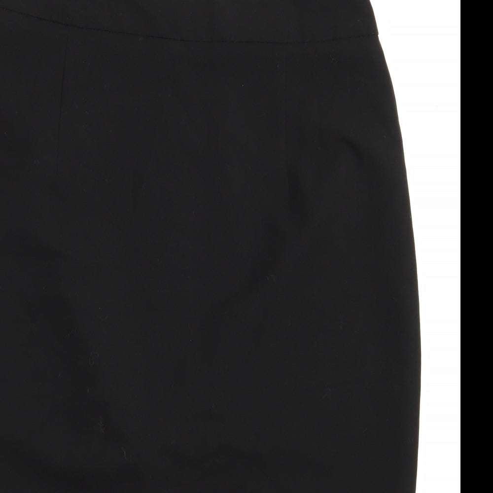 New Look Womens Black   Straight & Pencil Skirt Size 10  - Back Vent