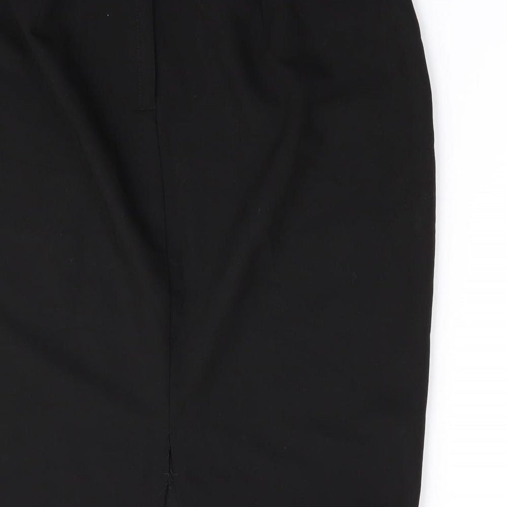 New Look Womens Black   Straight & Pencil Skirt Size 10  - Back Vent