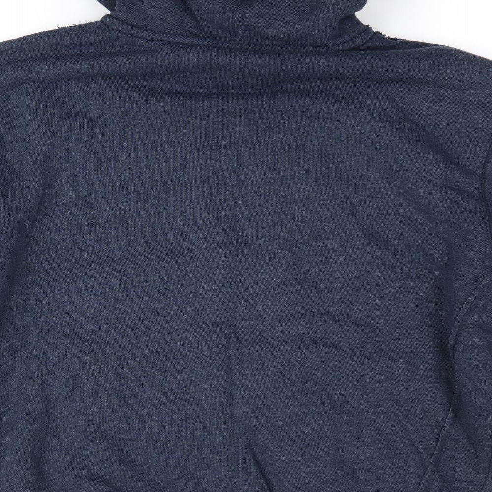 Marks and Spencer Mens Blue   Full Zip Hoodie Size M