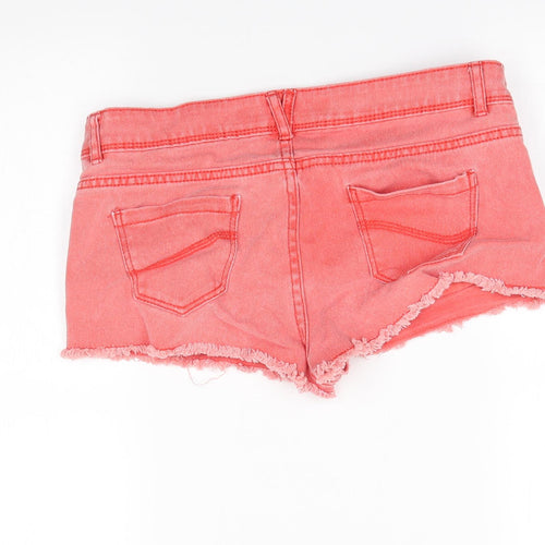 denim co Womens Pink   Hot Pants Shorts Size 10