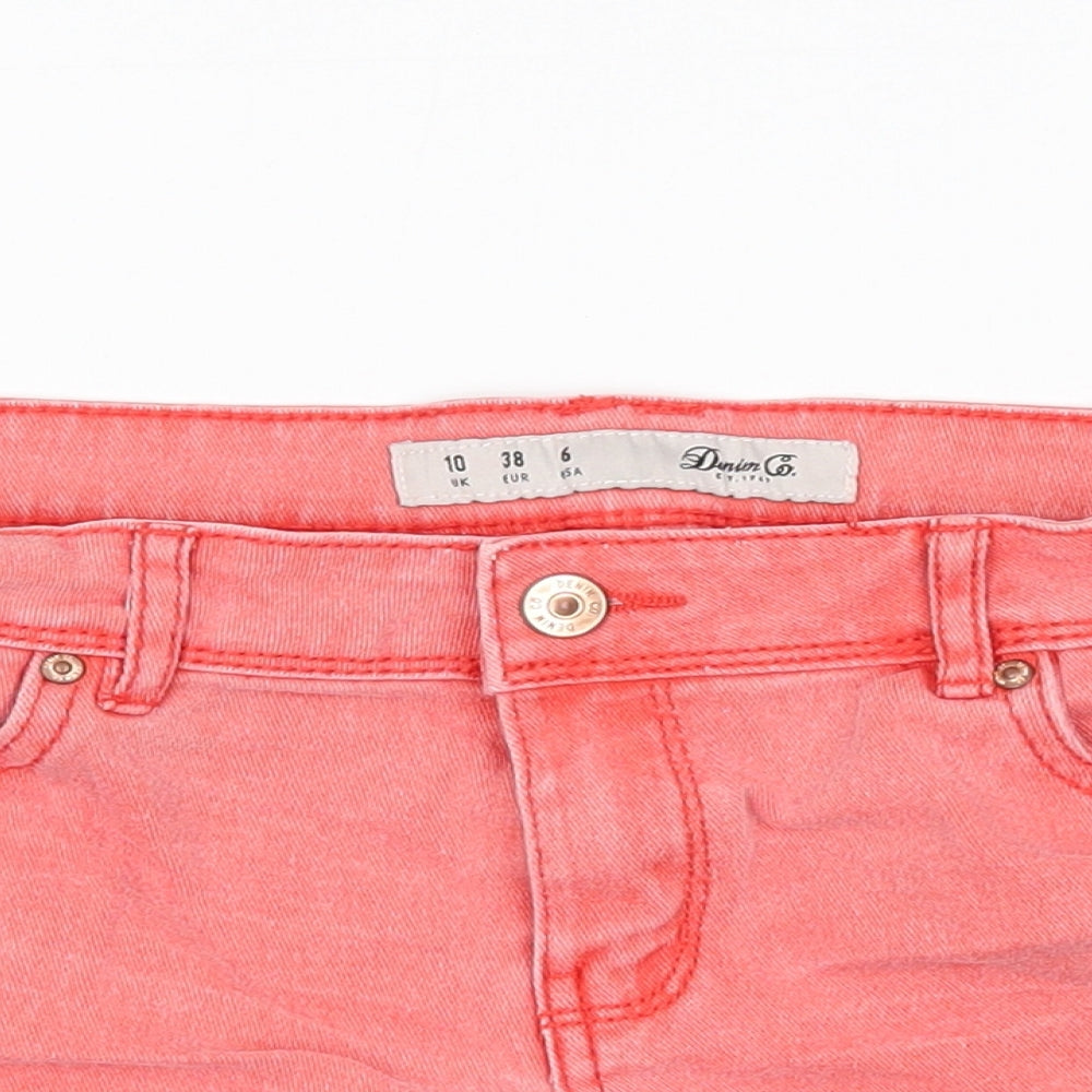 denim co Womens Pink   Hot Pants Shorts Size 10