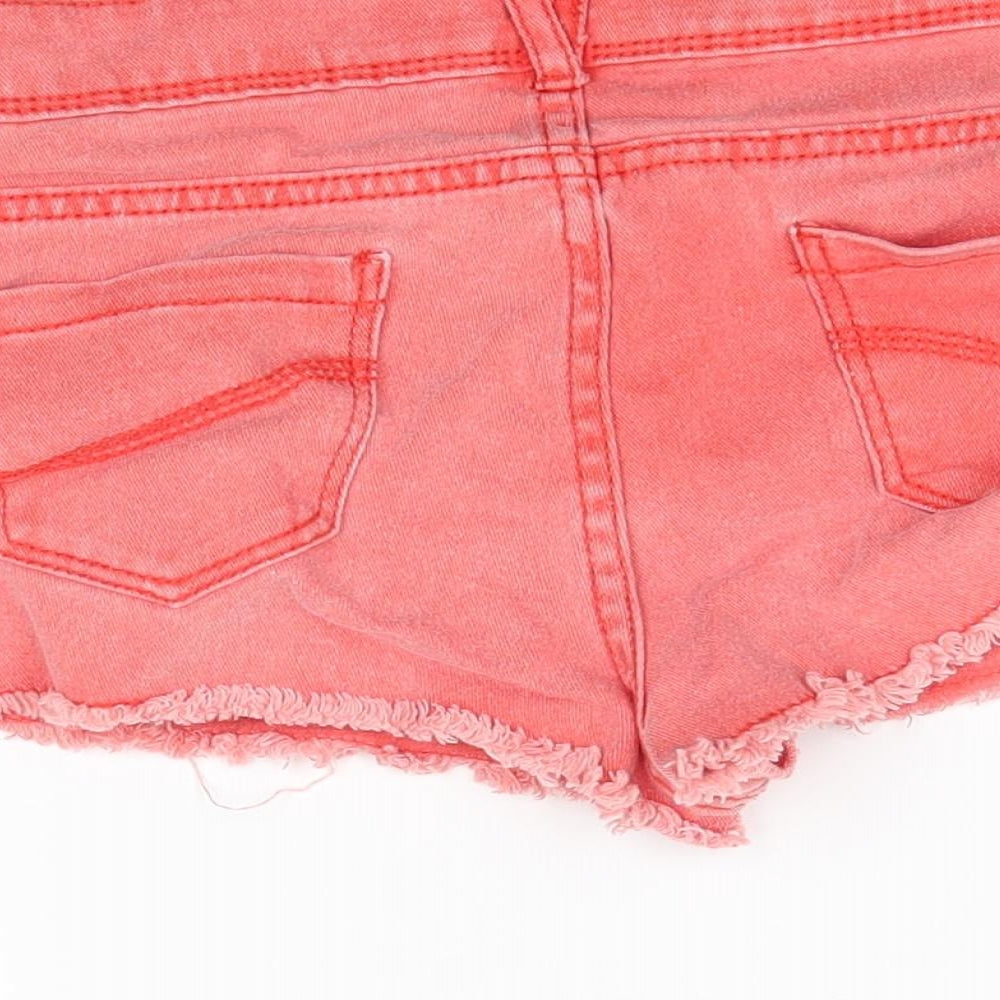 denim co Womens Pink   Hot Pants Shorts Size 10