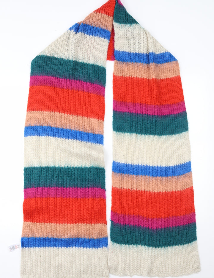 New Look Womens Multicoloured Striped Scarf