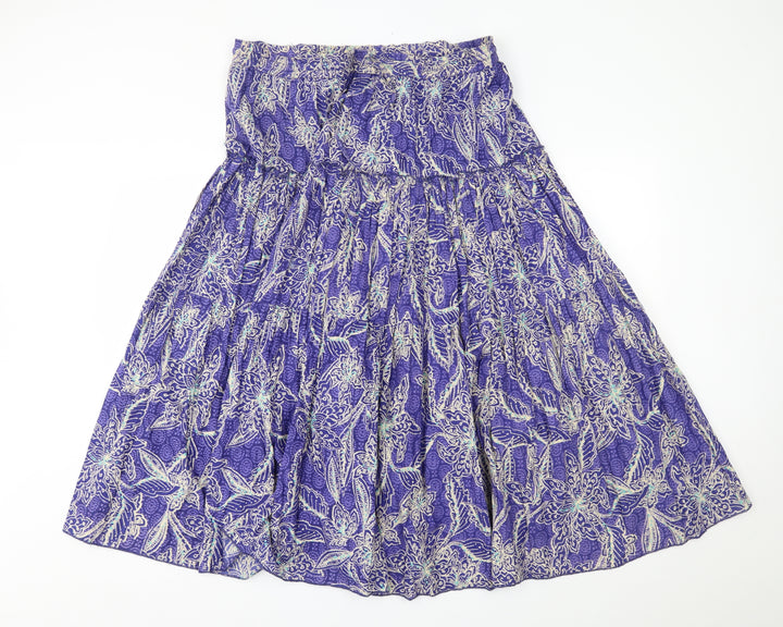 BM Womens Purple A-Line Size M - strapless