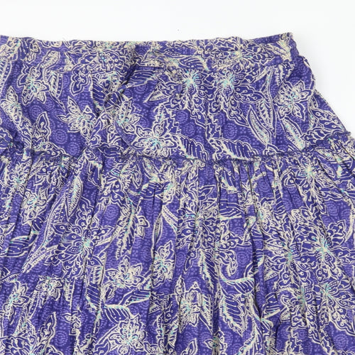 BM Womens Purple   A-Line  Size M  - strapless