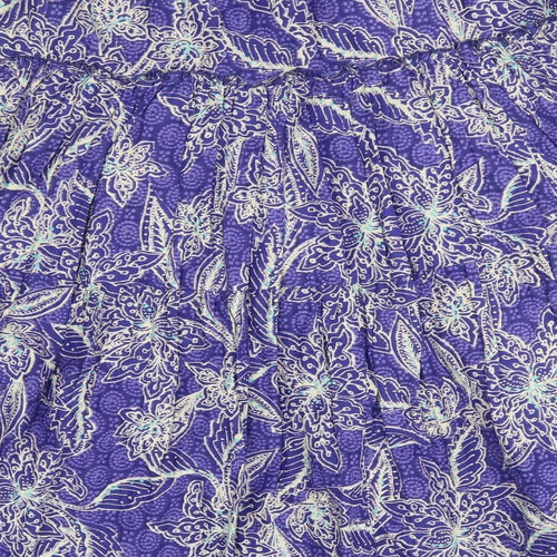 BM Womens Purple   A-Line  Size M  - strapless