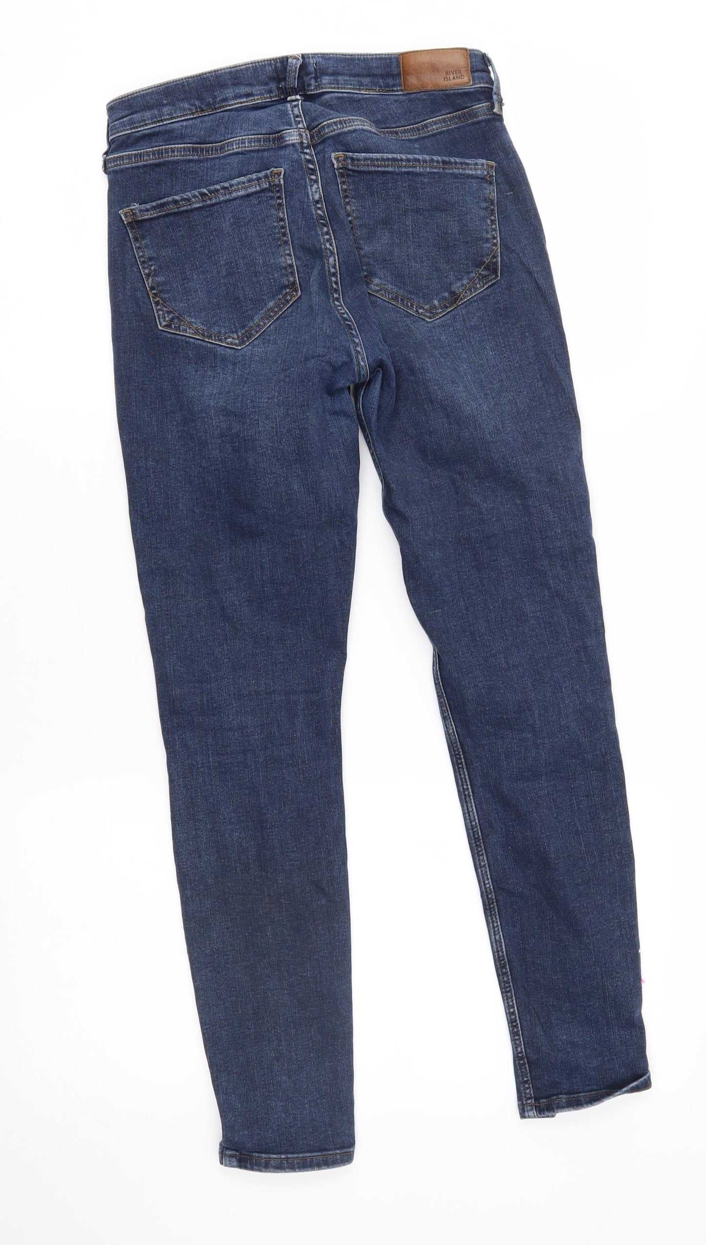 River Island Womens Blue   Skinny Jeans Size 8 L26 in