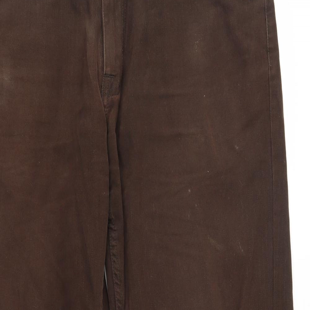 NEXT Mens Brown   Bootcut Jeans Size 36 L31 in