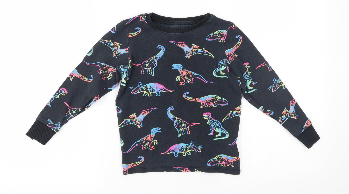 NEXT Boys Black    Pyjama Top Size 5-6 Years  - dino, matching set