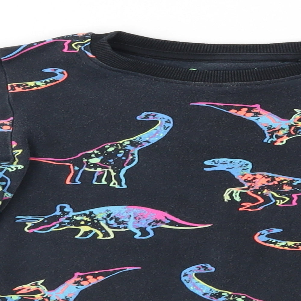 NEXT Boys Black    Pyjama Top Size 5-6 Years  - dino, matching set