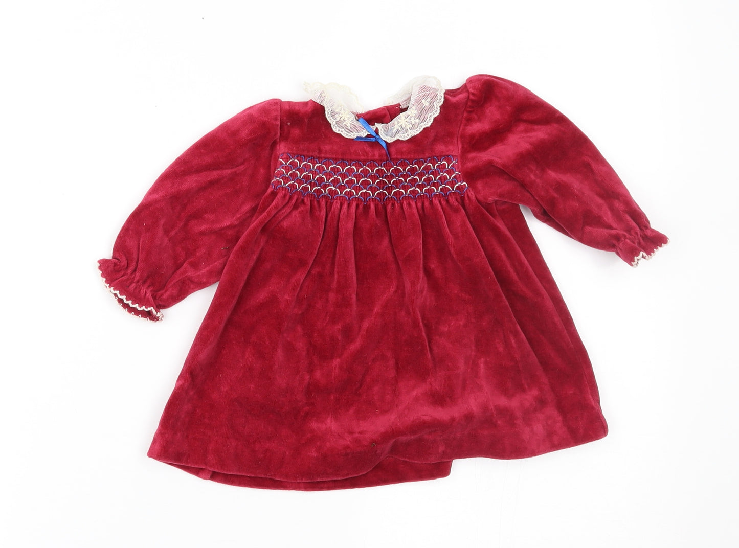 M&S Girls Red   A-Line  Size 0-3 Months