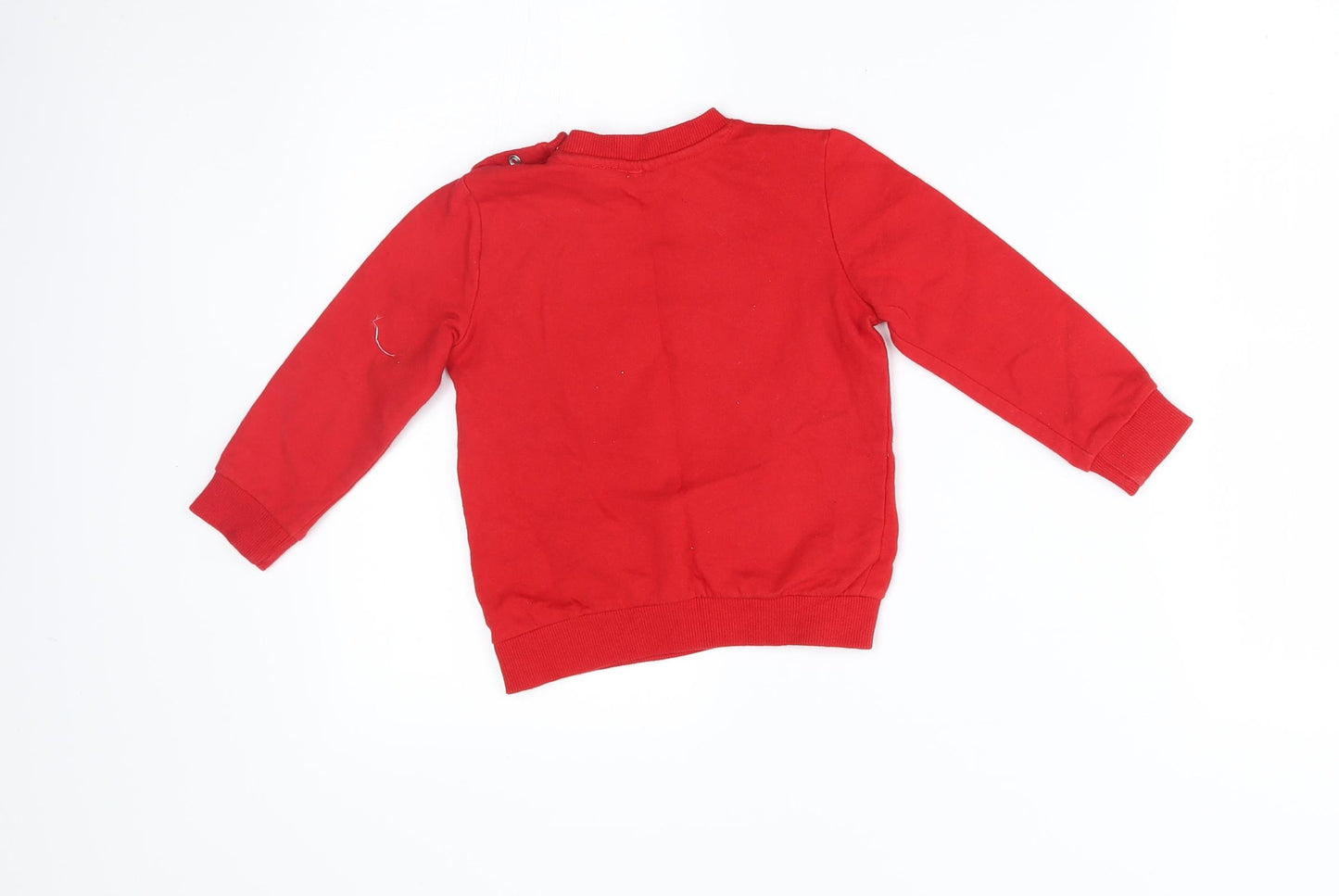 Disney Baby Red   Pullover Jumper Size 18-24 Months  - disney, mickey mouse
