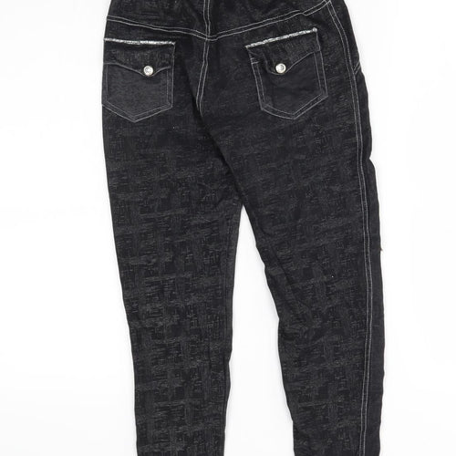 Preworn Womens Black   Jogger Leggings Size S L22 in
