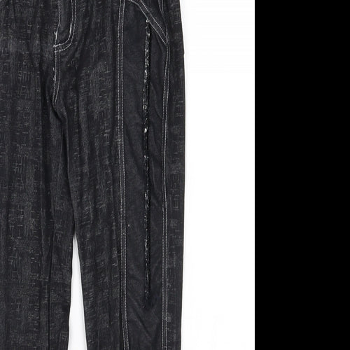Preworn Womens Black   Jogger Leggings Size S L22 in