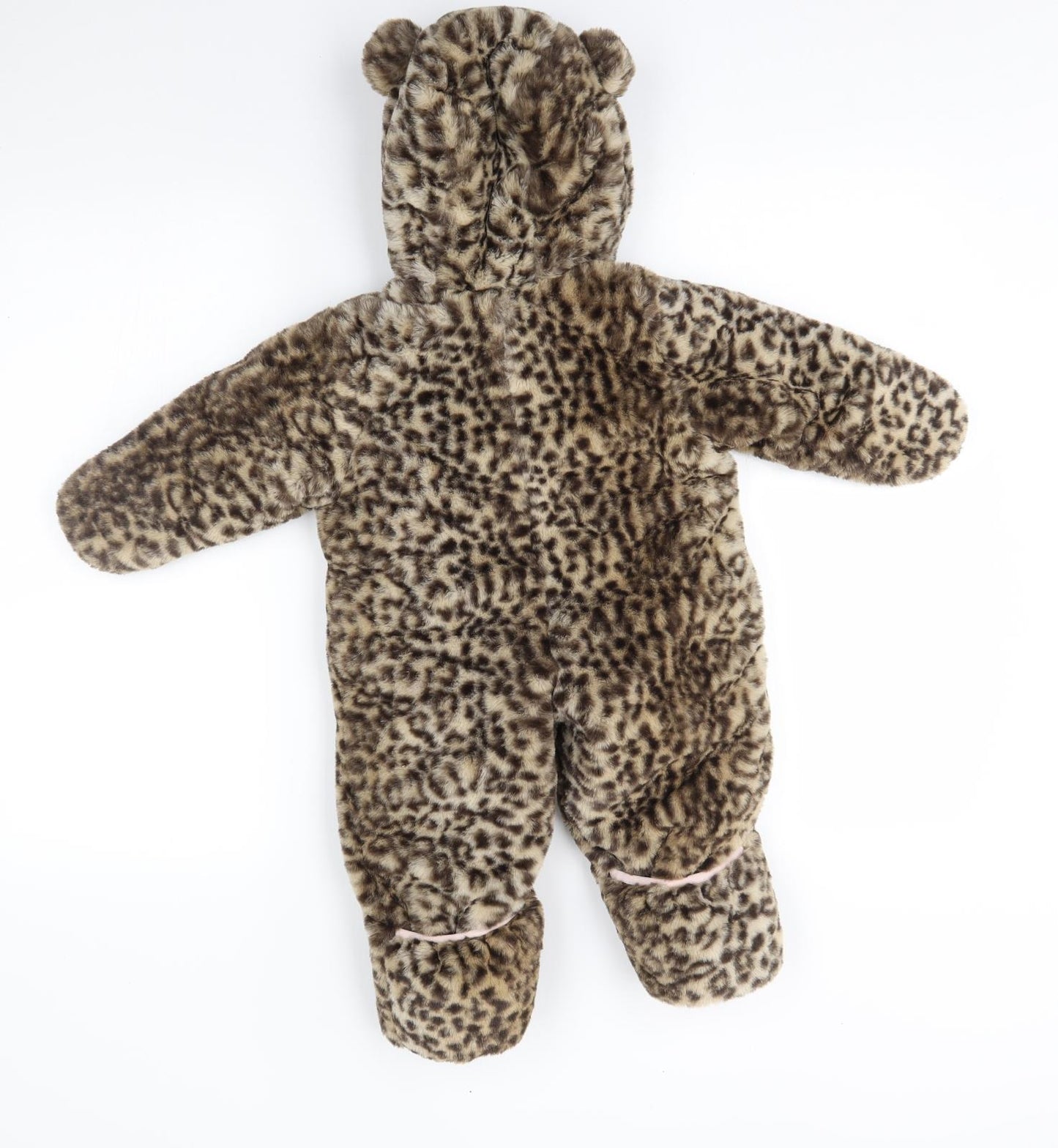 carters Girls Brown Animal Print   One Piece Size 9-12 Months  - thick