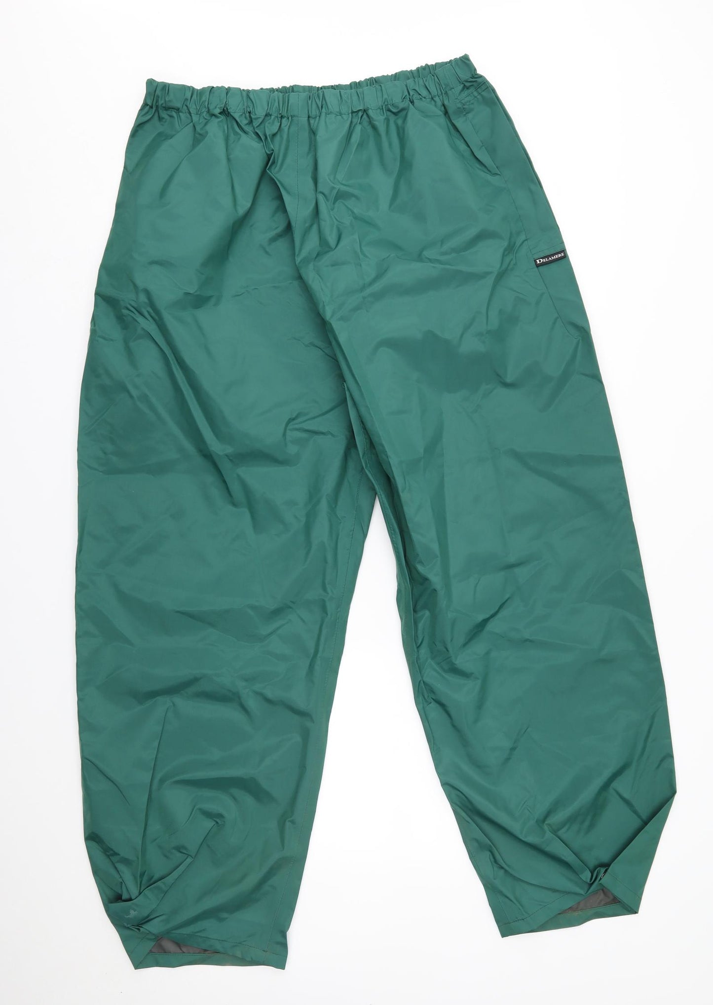 GDT Mens Green   Rain Trousers Trousers Size 2XL L29 in