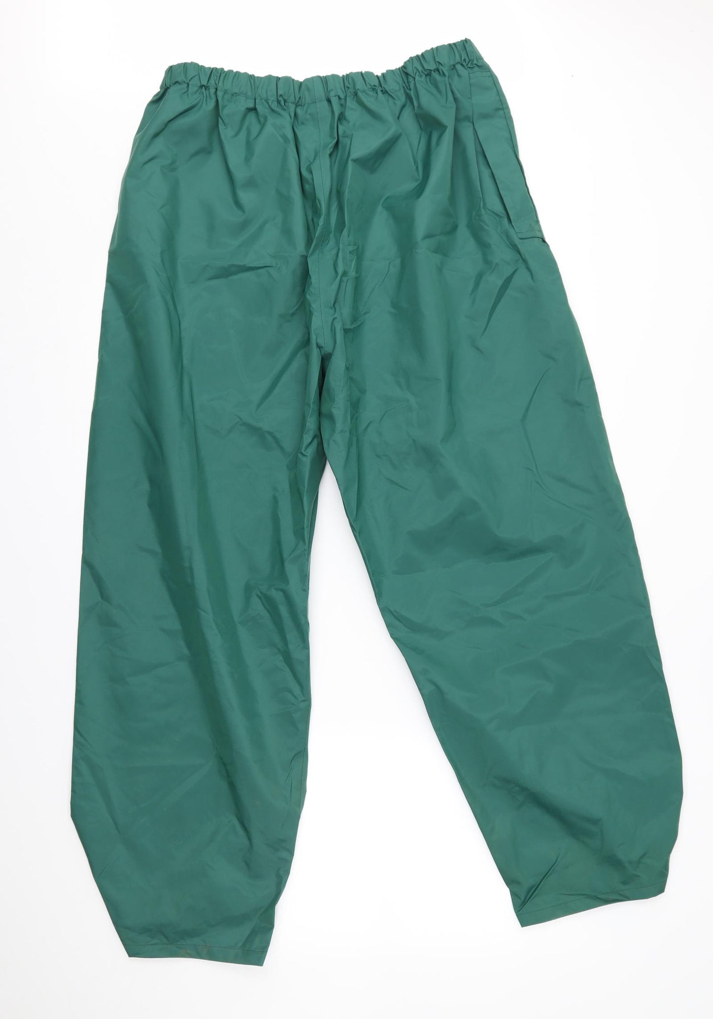 GDT Mens Green   Rain Trousers Trousers Size 2XL L29 in