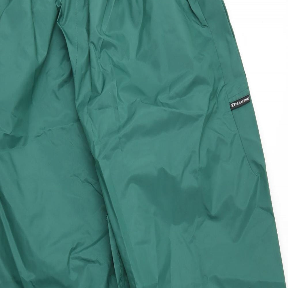 GDT Mens Green   Rain Trousers Trousers Size 2XL L29 in