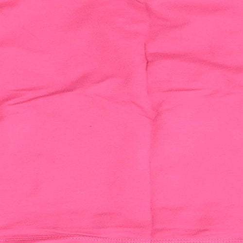 H&M Girls Pink   Basic T-Shirt Size 4-5 Years  - hello