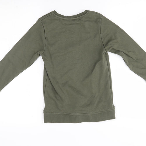 George Girls Green   Pullover Jumper Size 6-7 Years