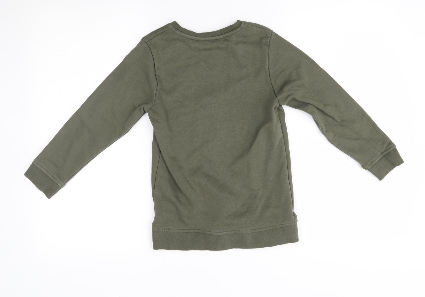 George Girls Green   Pullover Jumper Size 6-7 Years