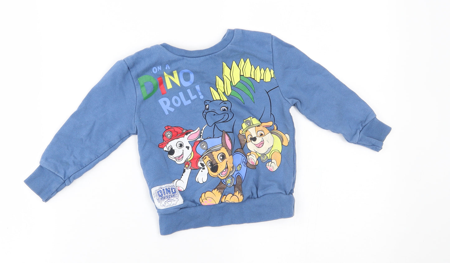 George Baby Blue   Pullover Jumper Size 12-18 Months  - paw patrol