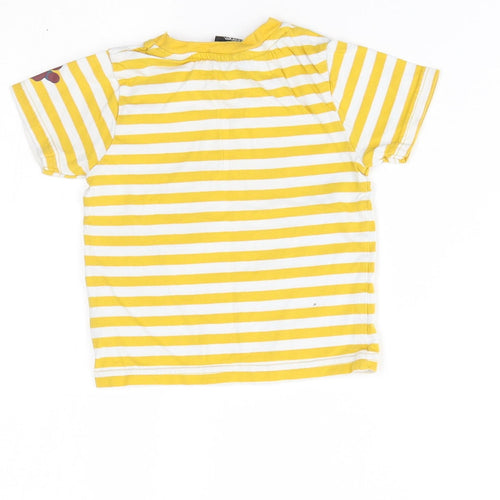 George Baby Yellow Striped  Basic T-Shirt Size 12-18 Months  - paw patrol
