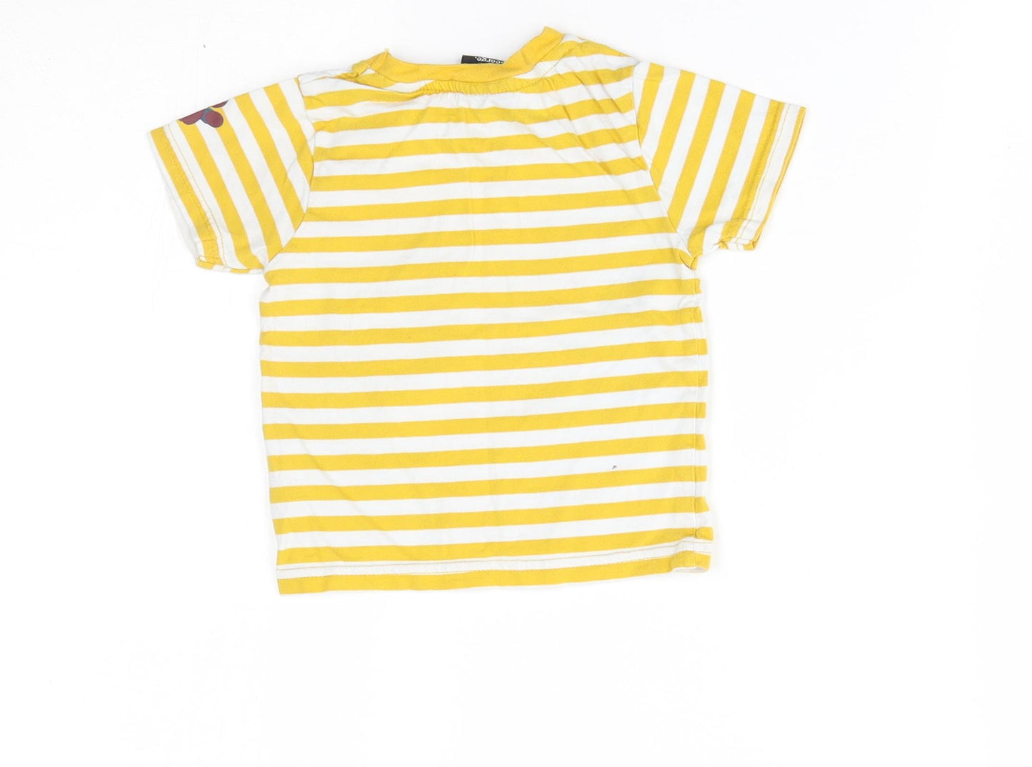 George Baby Yellow Striped  Basic T-Shirt Size 12-18 Months  - paw patrol