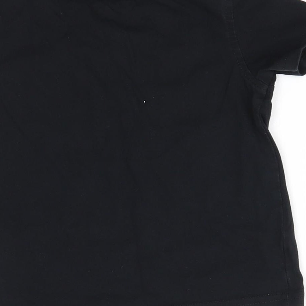 George Baby Black   Basic T-Shirt Size 18-24 Months  - bri