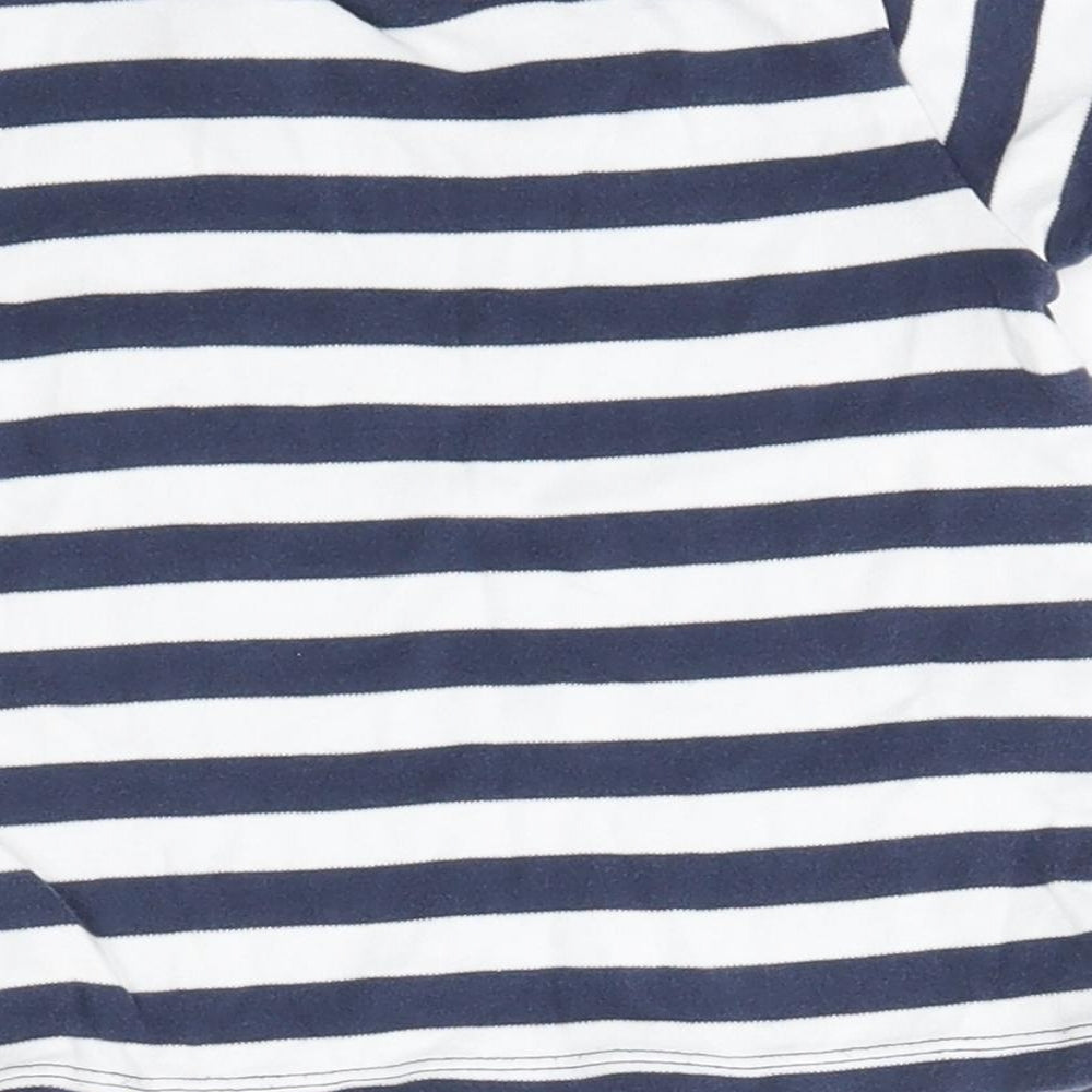Frugi Baby White Striped  Basic T-Shirt Size 12-18 Months