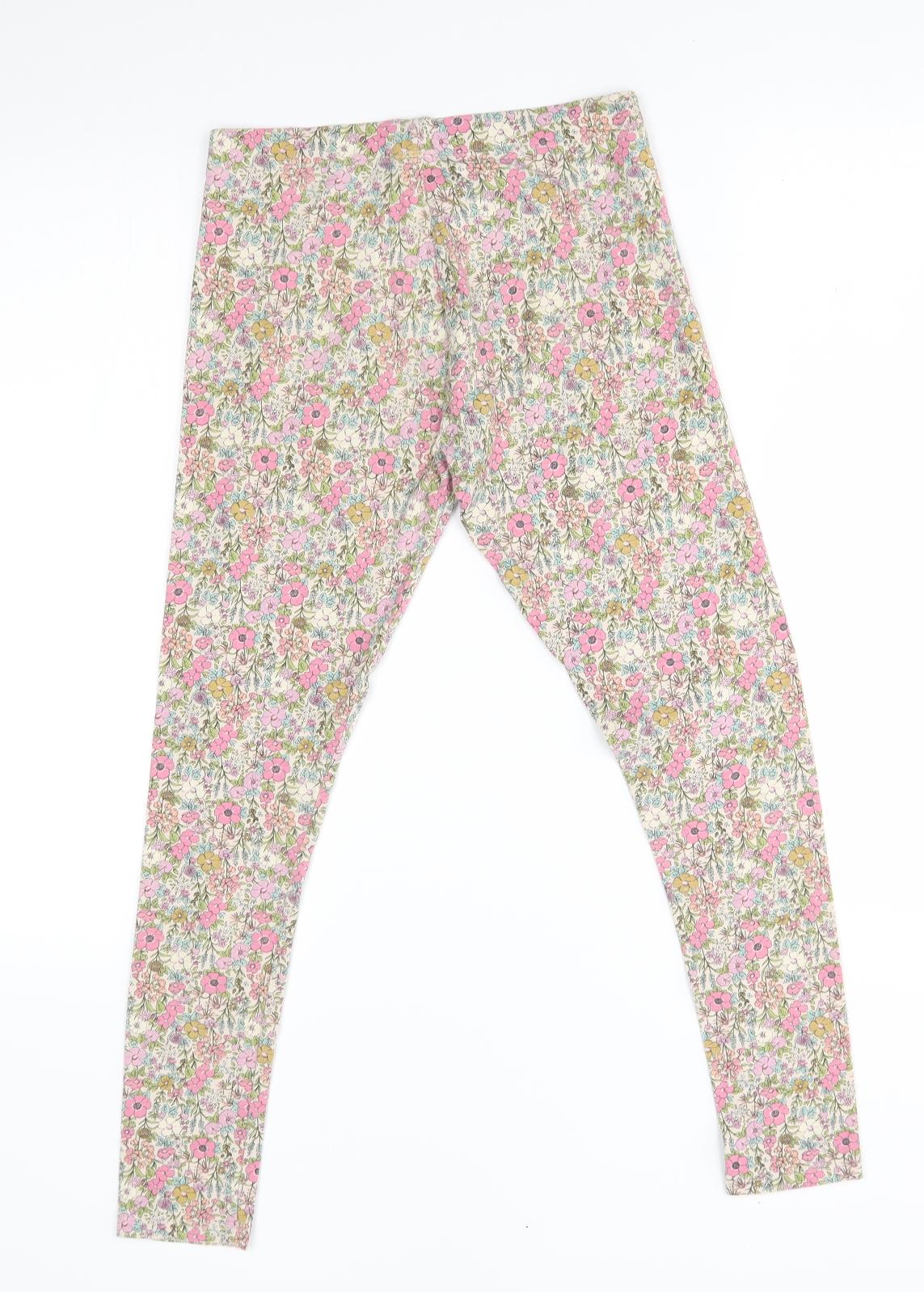 NEXT Girls Green Floral   Pyjama Pants Size 12 Years