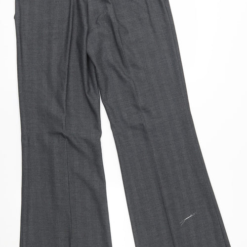 NEXT Womens Grey   Bloomer Trousers Size 12 L32 in