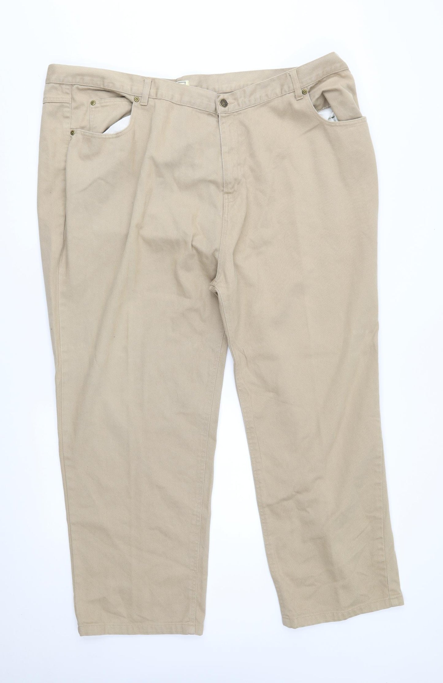Unity Mens Beige   Straight Jeans Size 48 L27 in