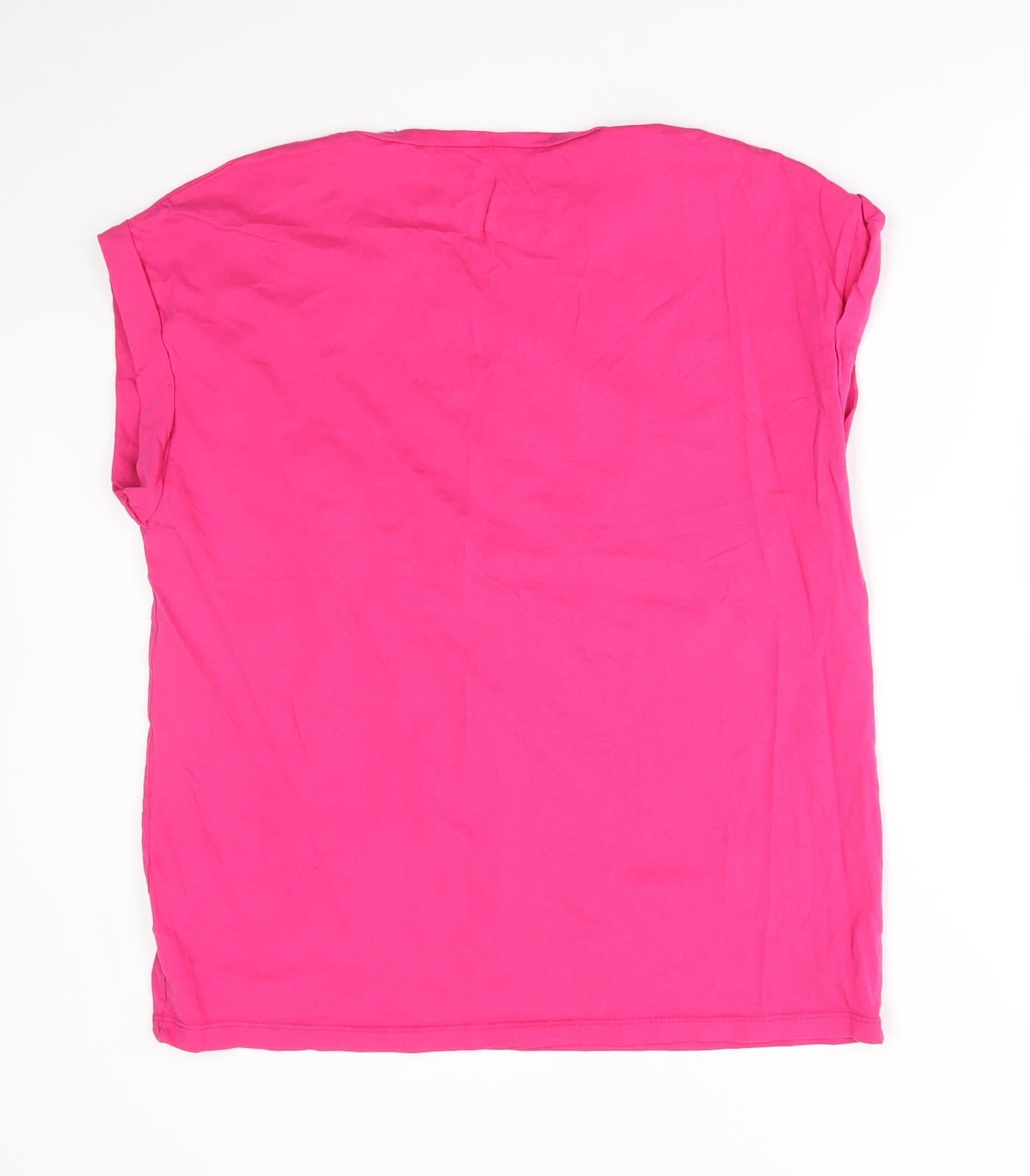 cancer research uk Womens Pink   Basic T-Shirt Size 12